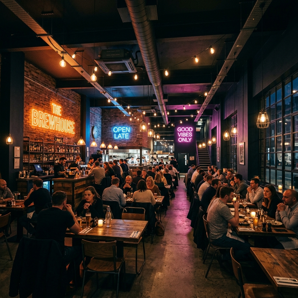 Intérieur du restaurant BURGERHOUSE